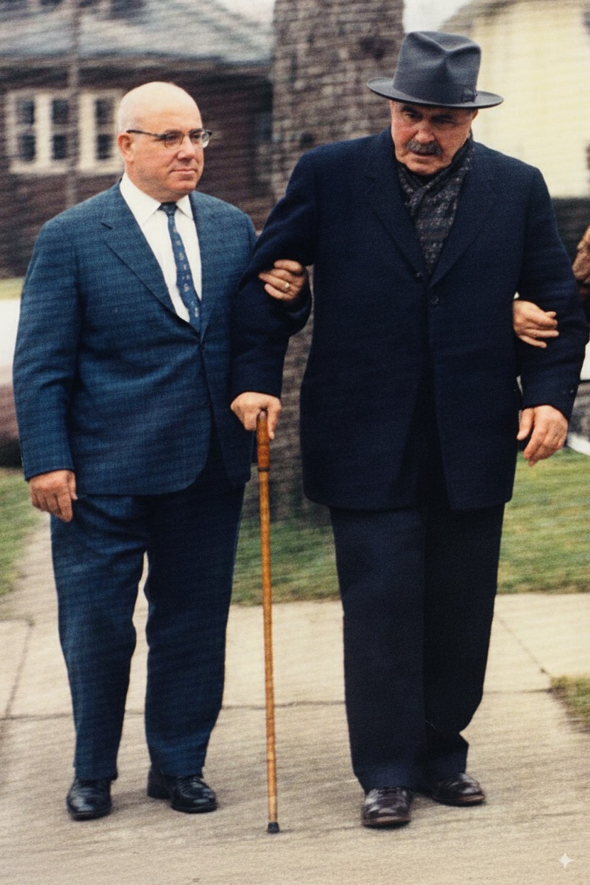 Miguel Spina e Louis Francescon em Chicago, Illinois, 1963